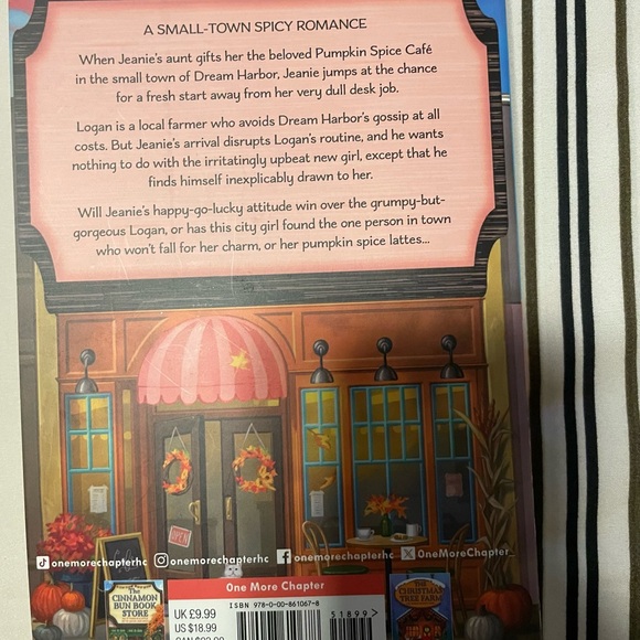 The Pumpkin Spice Cafe Book read once great book! Fall Autumn or Halloween - Picture 2 of 2